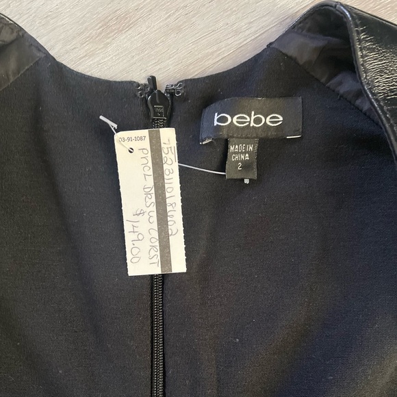 🔥NWT Bebe Y2K Pencil Corset Dress in Black. Size 2. XS🔥 - Picture 6 of 7